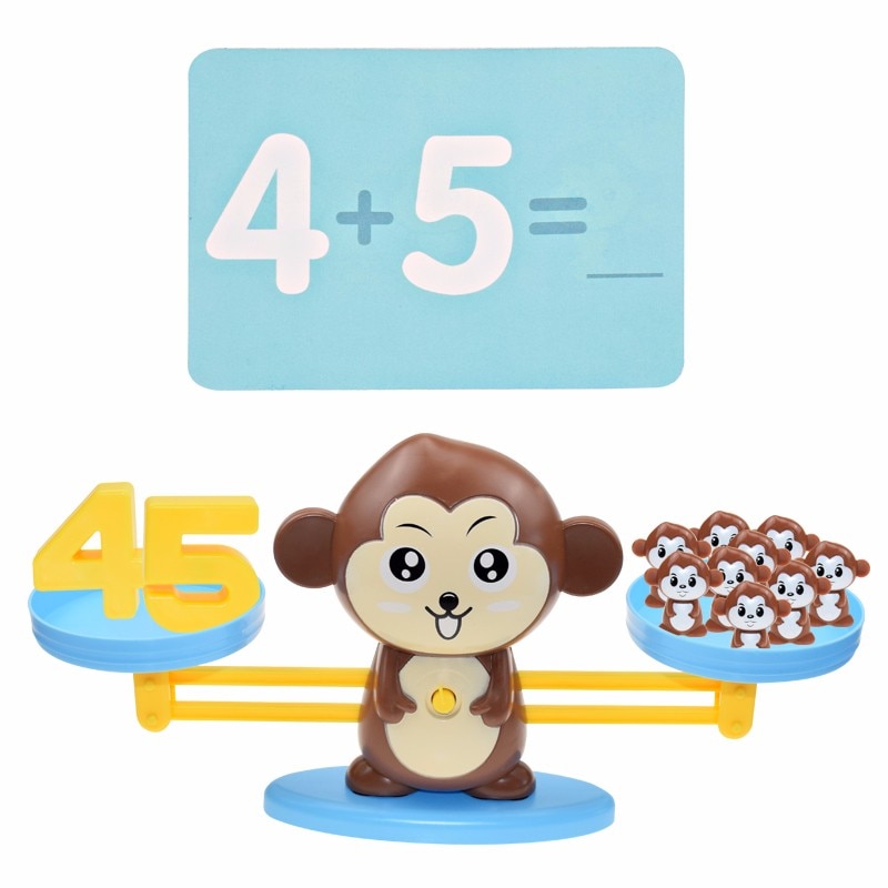 Monkey Balance Math Game Montessori Toy