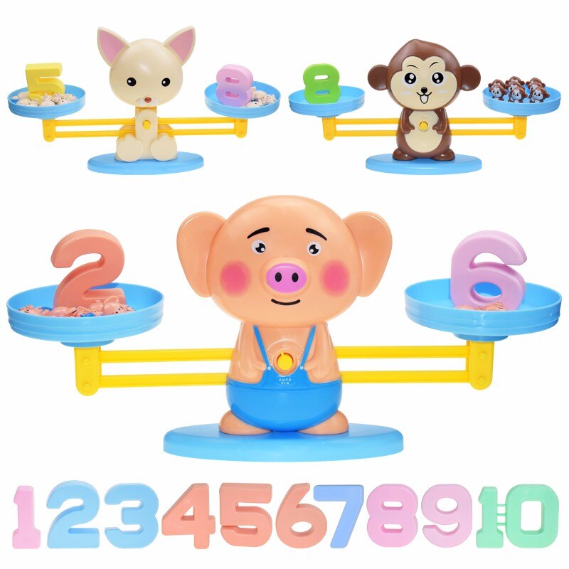 Monkey Balance Math Game Montessori Toy