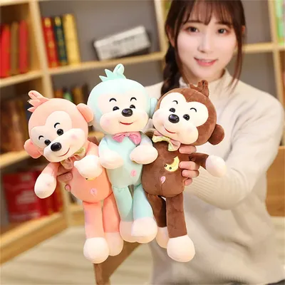 Monkey Stuffed Animal Soft Cute Toy