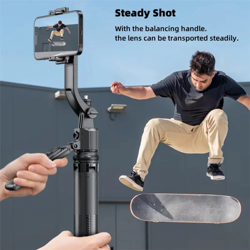 Monopod 360° Auto-Rotation AI Tracking Shooting Tripod Bluetooth Shutter Fill Light For Phone Holder Wireless Selfie Monopod 360° Auto-Rotation AI Tracking Shooting Tripod Bluetooth Shutter Fill Light For Phone Holder Wireless Selfie