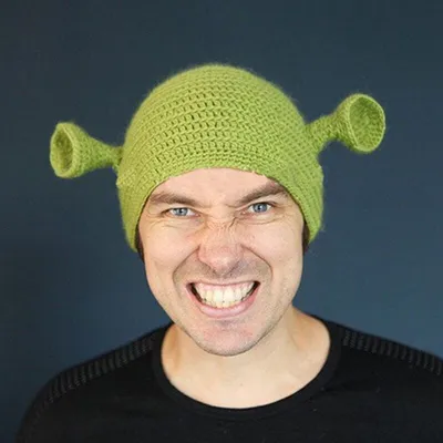 Monster Hat Wool Winter Knitted Hats Green Party Funny Beanie Skullies Cap Pure Handmade Monster Hat Wool Winter Knitted Hats Green Party Funny Beanie Skullies Cap Pure Handmade