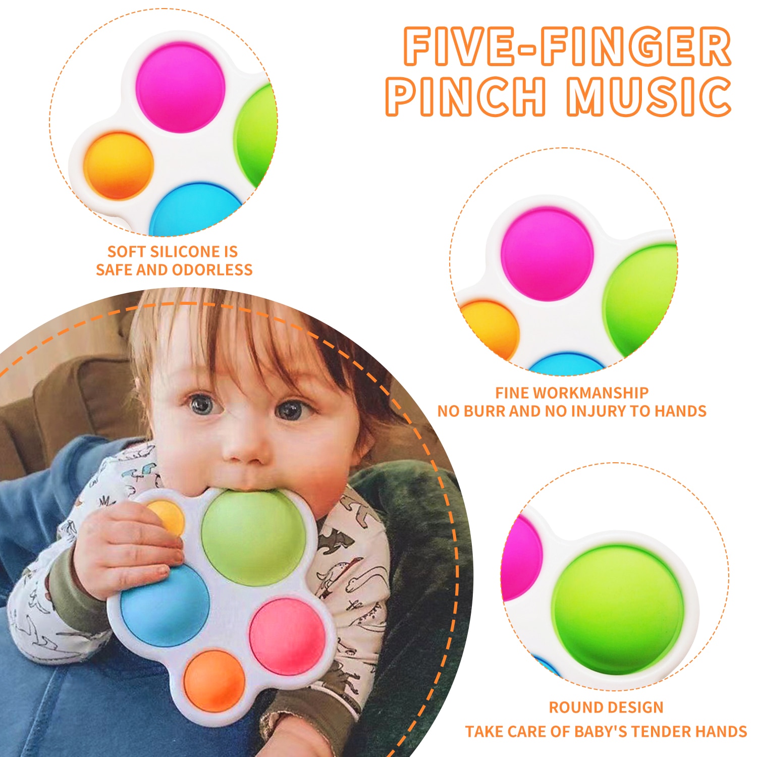 Montessori Exercise Board Rattle Puzzle Baby Toys Colorful Intelligence Early Education Intensive Training Fidget Toys Montessori Exercise Board Rattle Puzzle Baby Toys Colorful Intelligence Early Education Intensive Training Fidget Toys