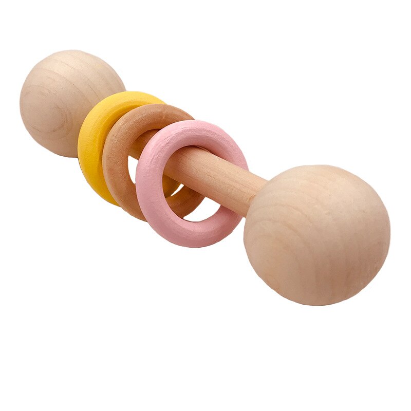 Montessori Wooden Rattle Toy Montessori Wooden Rattle Toy