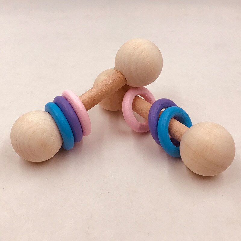 Montessori Wooden Rattle Toy Montessori Wooden Rattle Toy