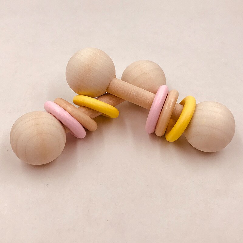 Montessori Wooden Rattle Toy Montessori Wooden Rattle Toy