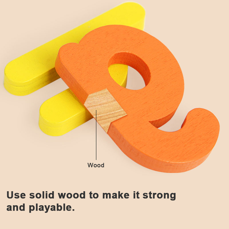 Montessori Wooden Spelling Game Set Montessori Wooden Spelling Game Set