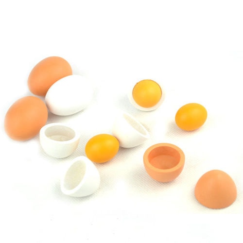 Montessori Wooden Toy Eggs with Box Montessori Wooden Toy Eggs with Box
