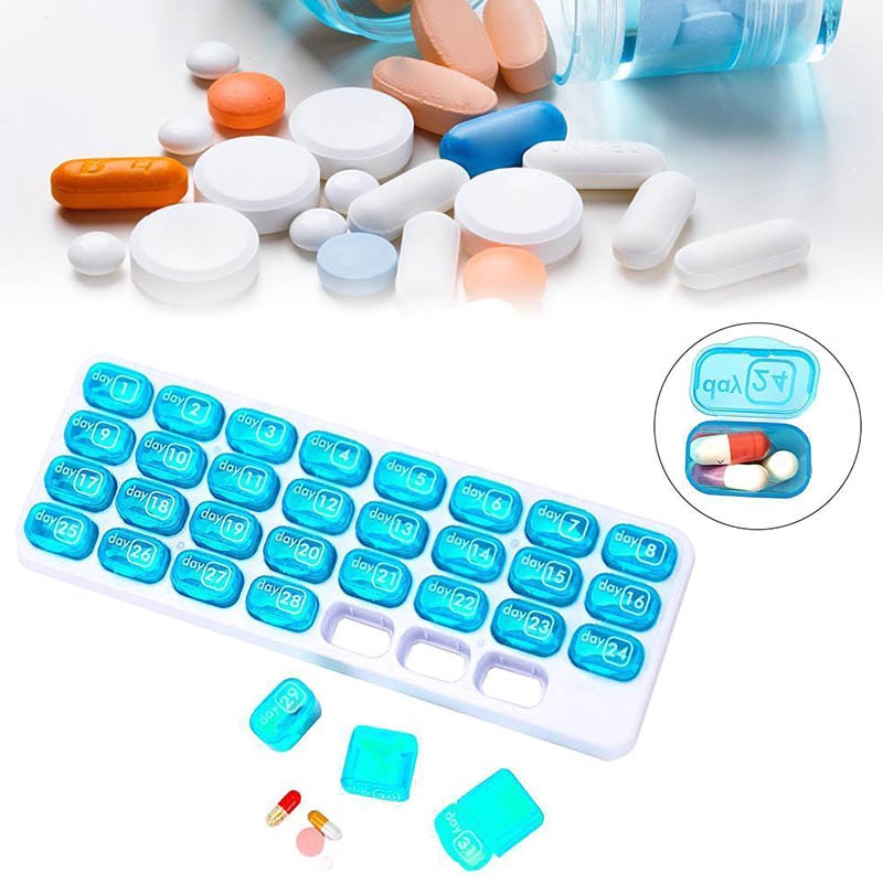 Monthly Pill Organizer Medicine Dispenser Monthly Pill Organizer Medicine Dispenser