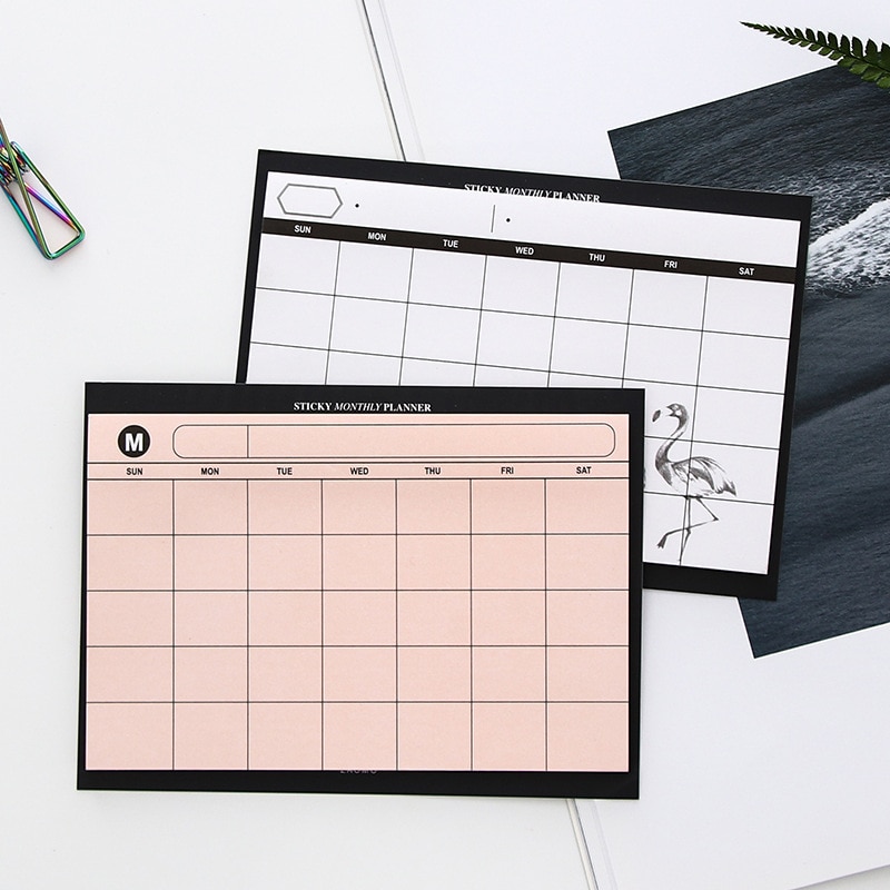 Monthly Planner Paper Pad (30 sheets)
