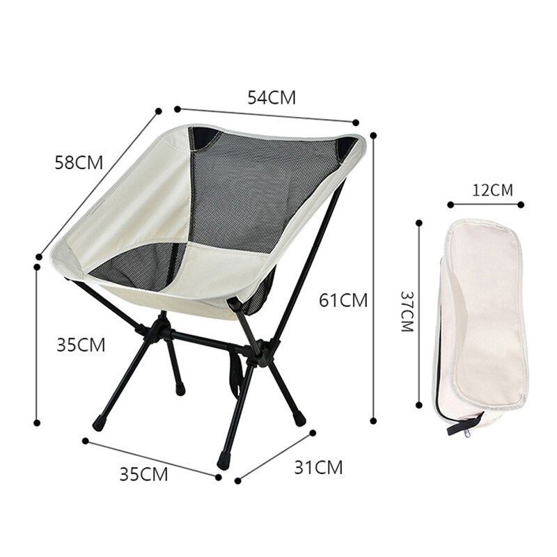 Moon Chair Detachable Portable Foldable Outdoor Camping Chair Beach Fishing Chair Lightweight Easy to Carry Travel