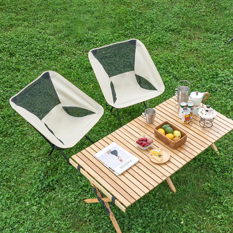 Moon Chair Detachable Portable Foldable Outdoor Camping Chair Beach Fishing Chair Lightweight Easy to Carry Travel