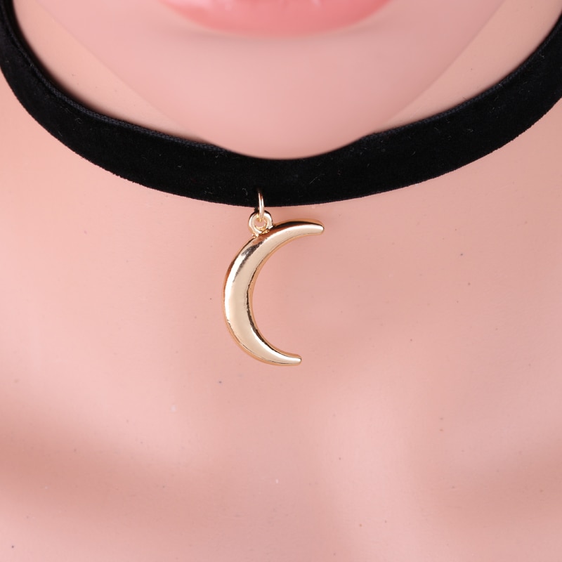 Moon Choker Ladies Fashion Jewelry