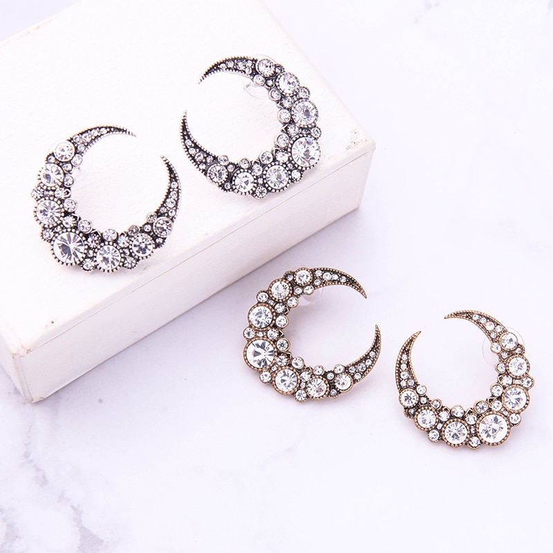 Moon Earrings Cute Stud Earrings Moon Earrings Cute Stud Earrings