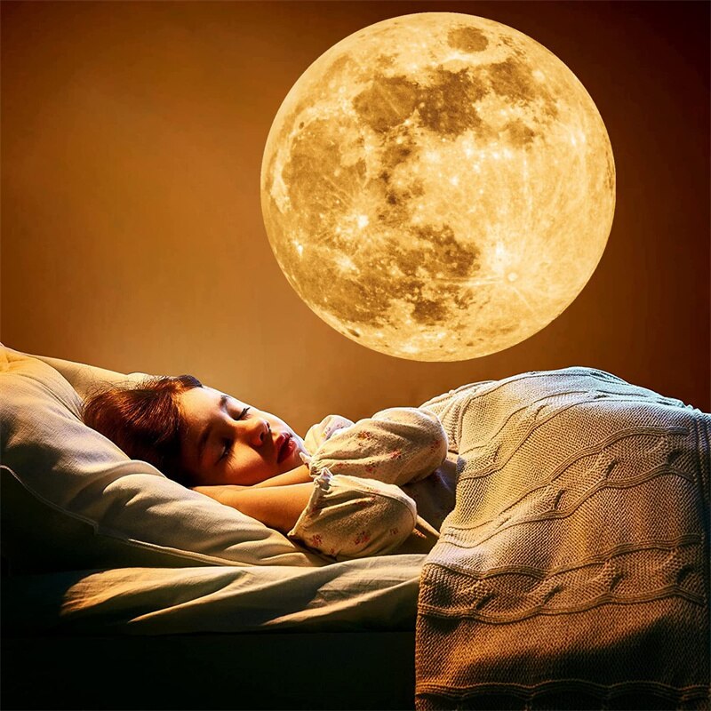Moon Projection Lamp Planet Projector Background Atmosphere Decoration Led Night Lamps Kid Bedroom Home Decor Wall Light