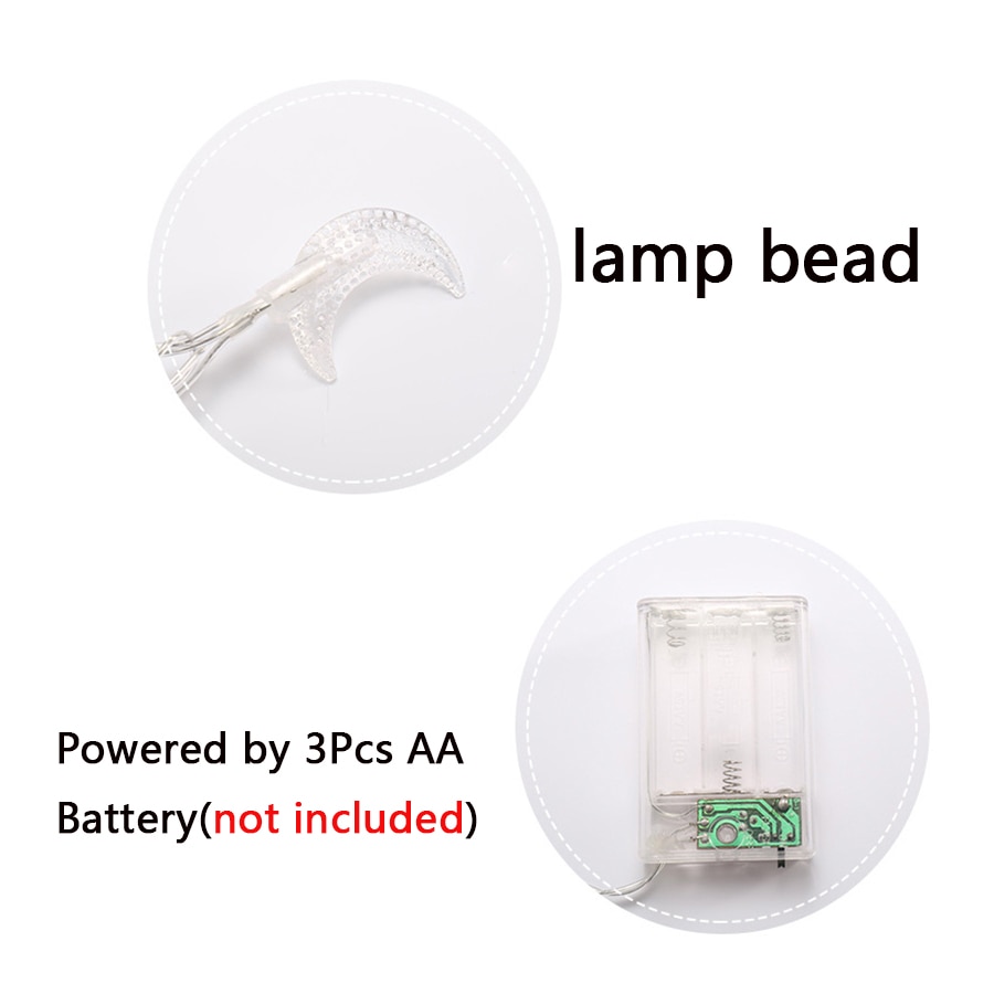 Moon String Lights Waterproof LED
