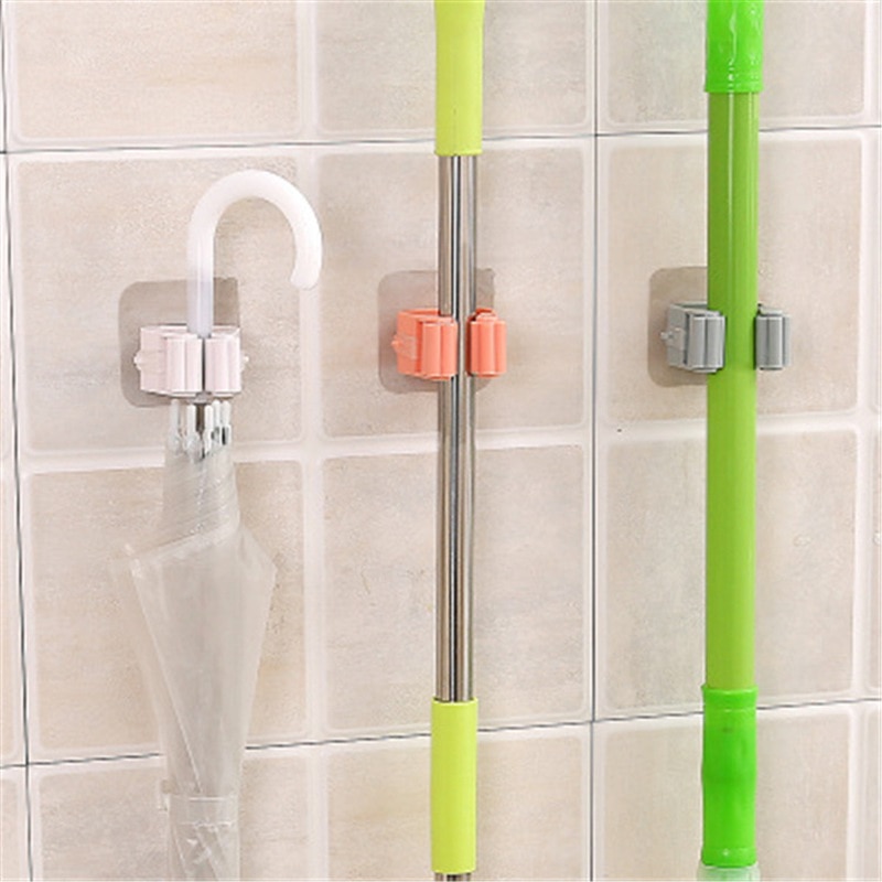 Mop Holder Wall Mount Sticker Hook Mop Holder Wall Mount Sticker Hook