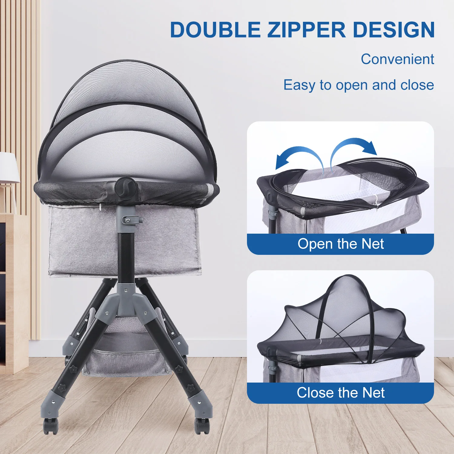 Mosquito Net for Baby Bed Four Seasons Universal Newborn Baby Removable Portable Ventilate Foldable Encrypted Crib Mosquito Net for Baby Bed Four Seasons Universal Newborn Baby Removable Portable Ventilate Foldable Encrypted Crib