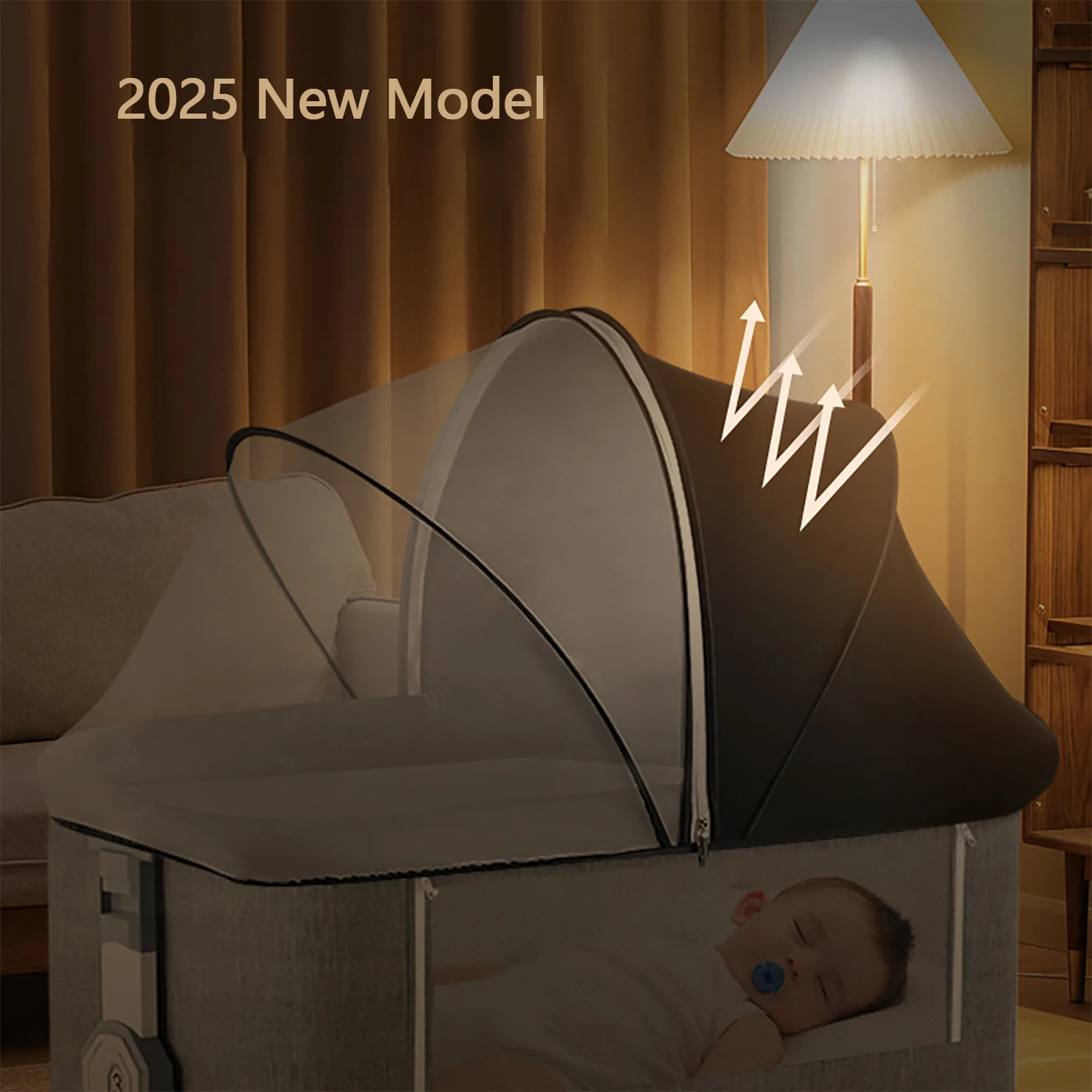 Mosquito Net for Baby Bed Four Seasons Universal Newborn Baby Removable Portable Ventilate Foldable Encrypted Crib Mosquito Net for Baby Bed Four Seasons Universal Newborn Baby Removable Portable Ventilate Foldable Encrypted Crib
