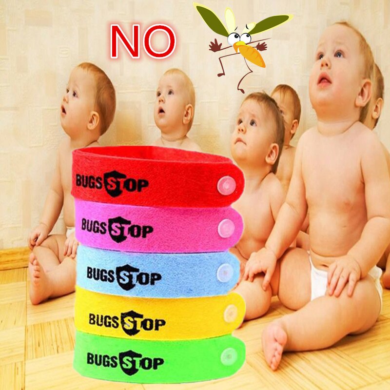 Mosquito Repellent Bands Non-Toxic (10 pcs)