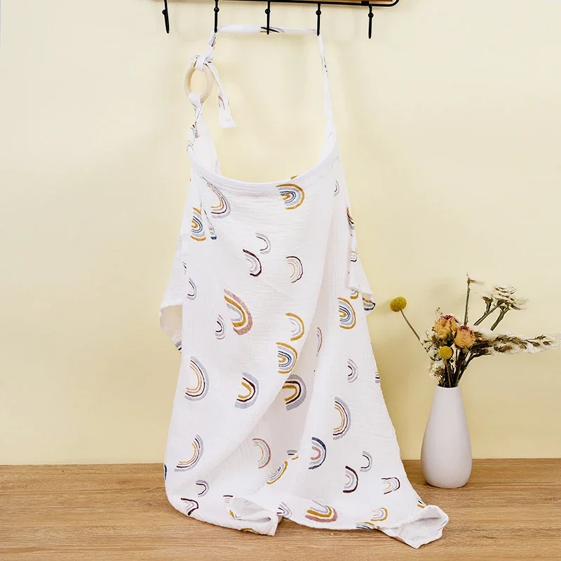 Mother Outing Breastfeeding Cover Cotton Baby Feeding Nursing Covers Adjustable Privacy Breastfeeding Apron Stroller Mother Outing Breastfeeding Cover Cotton Baby Feeding Nursing Covers Adjustable Privacy Breastfeeding Apron Stroller