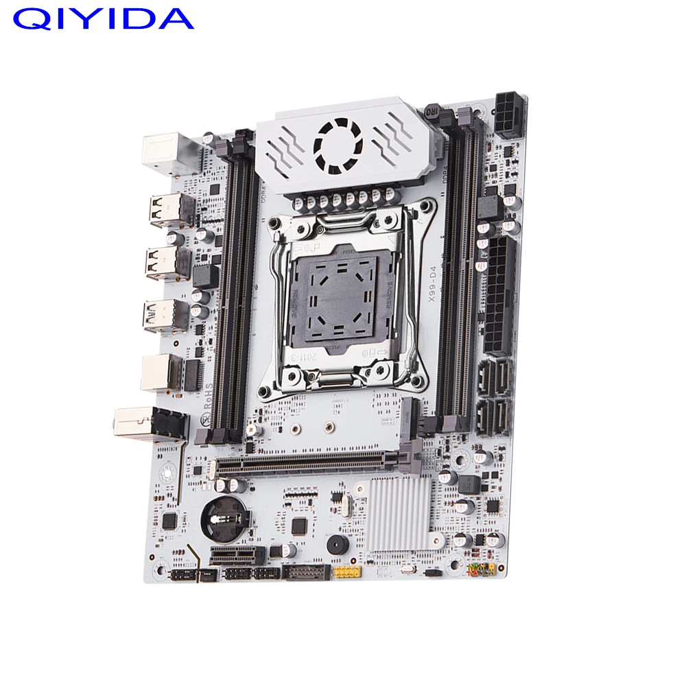 Motherboard D4 LGA 2011 3 with M.2 slot Support X99 C612chip DDR4 Memory SATA3.0 USB3.0 PCI16X