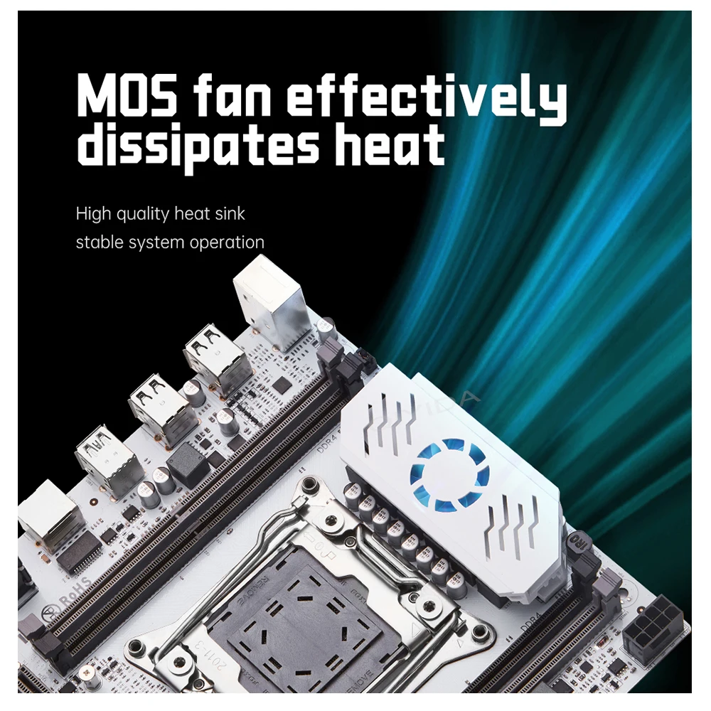 Motherboard D4 LGA 2011 3 with M.2 slot Support X99 C612chip DDR4 Memory SATA3.0 USB3.0 PCI16X