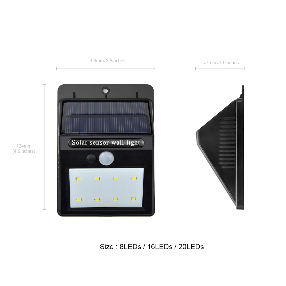 Motion Activated LED Solar Light Lamp Post Motion Activated LED Solar Light Lamp Post