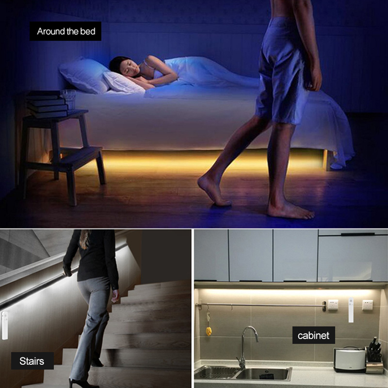 Motion Sensor Battery Powered LED Strip Motion Sensor Battery Powered LED Strip