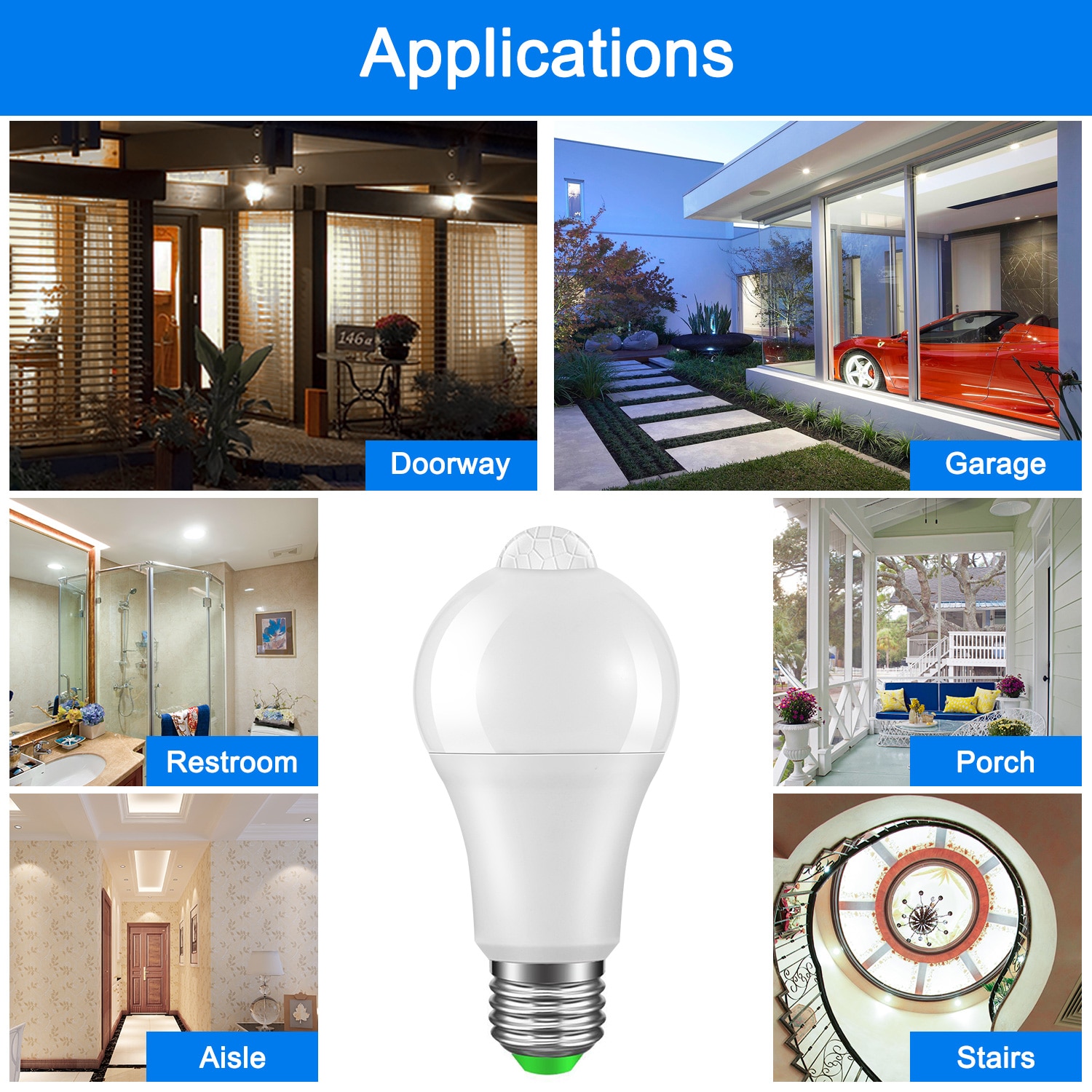 Motion Sensor LED Light Bulb Motion Sensor LED Light Bulb