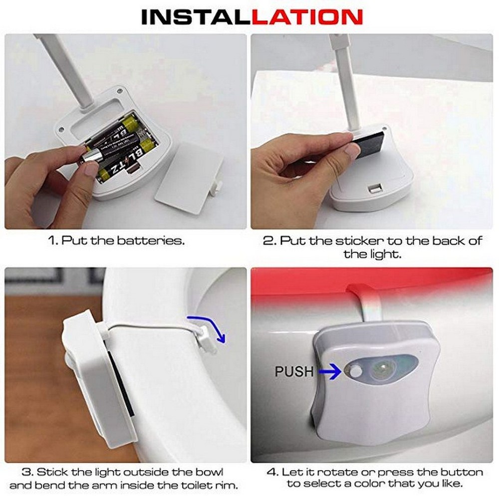 Motion Sensor Toilet Light LED Motion Sensor Toilet Light LED