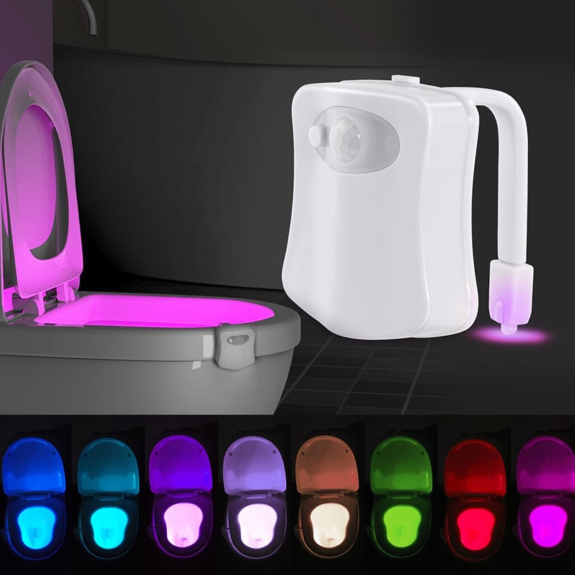 Motion Sensor Toilet Seat Night Light