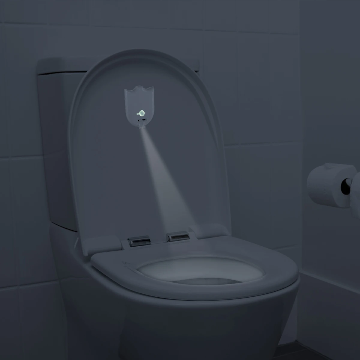 Motion Sensor Toilet Target Light – LED Aiming Projection Lamp for Men & Kids