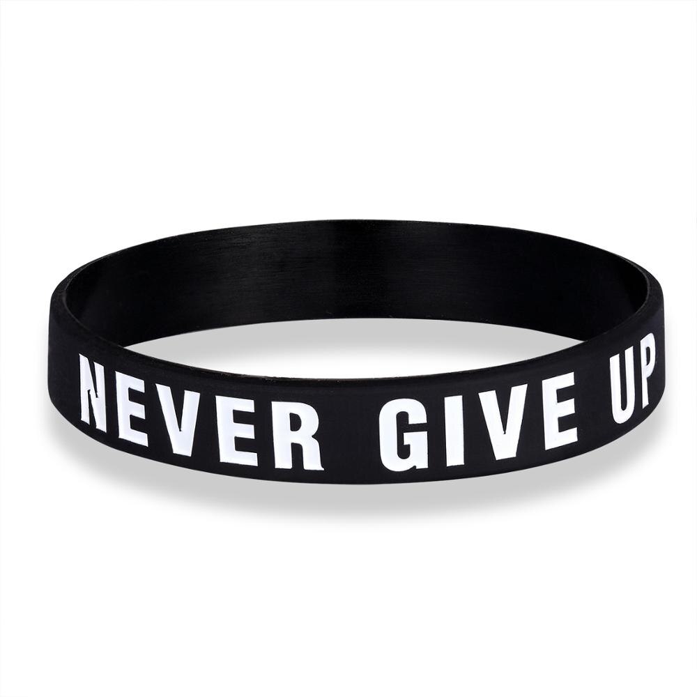 Motivational Wristband Silicone Bracelet Motivational Wristband Silicone Bracelet