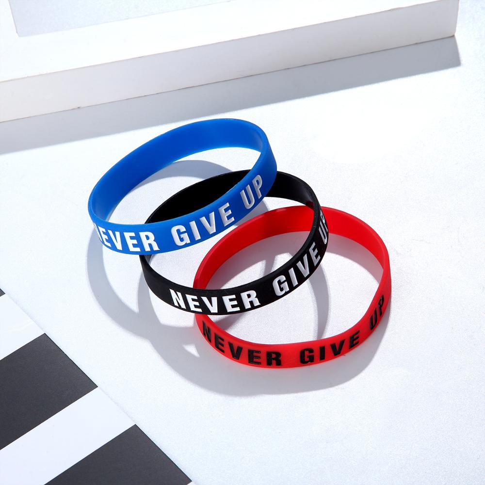 Motivational Wristband Silicone Bracelet Motivational Wristband Silicone Bracelet