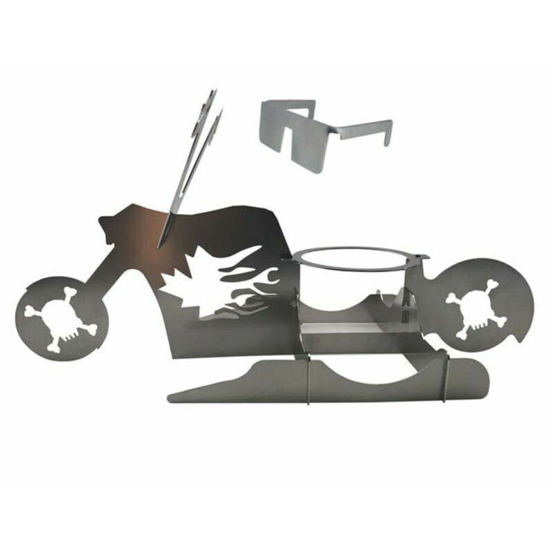 Motorcycle BBQ Chicken Stand