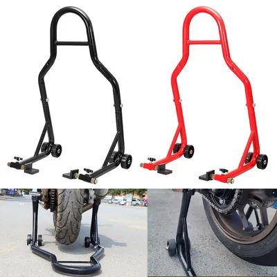 Motorcycle Black/Red Full Set Rear Wheel Support Stand Wheel Stand Auto Aheel Support Frame Tire Repairing Tool Motorcycle Black/Red Full Set Rear Wheel Support Stand Wheel Stand Auto Aheel Support Frame Tire Repairing Tool