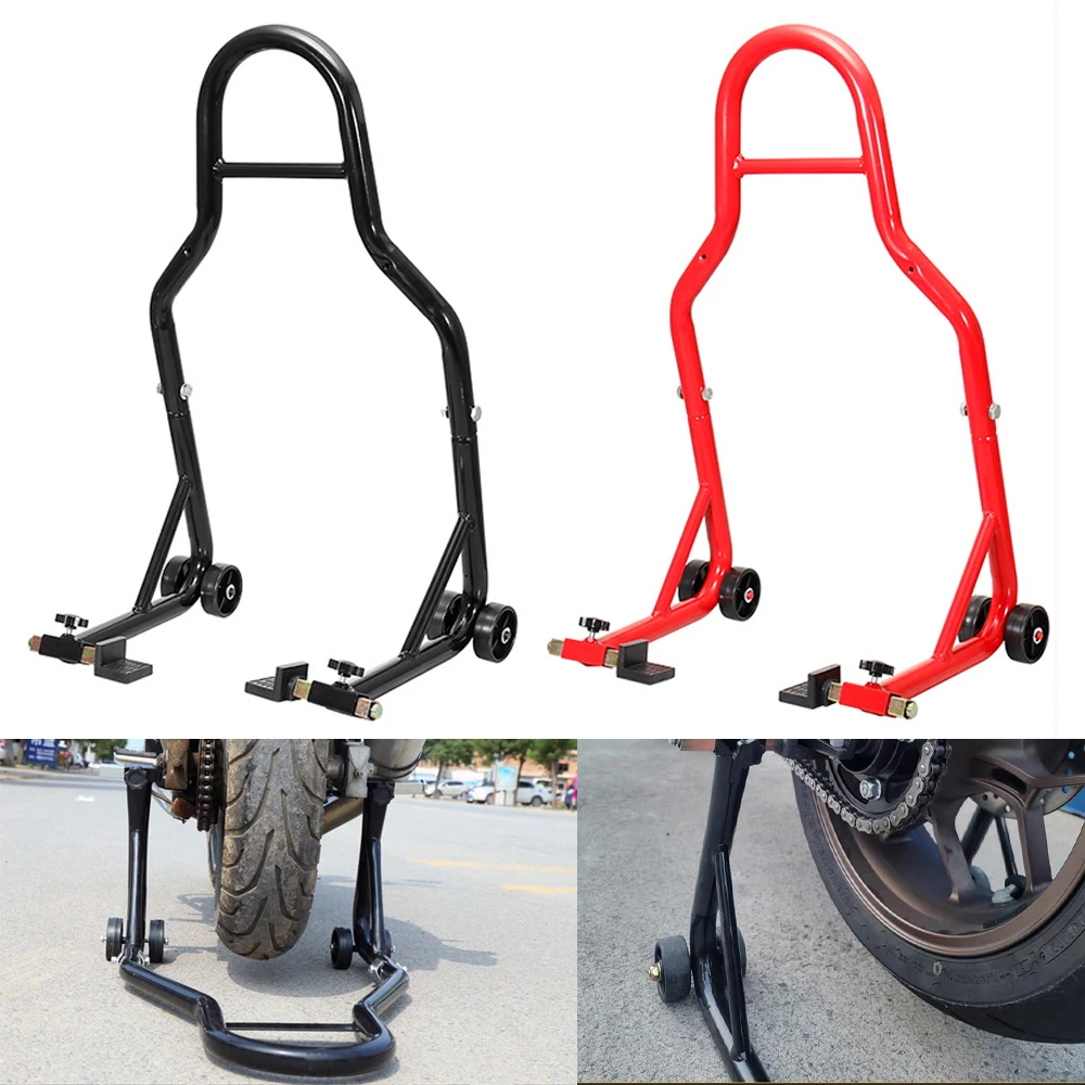 Motorcycle Black/Red Full Set Rear Wheel Support Stand Wheel Stand Auto Aheel Support Frame Tire Repairing Tool Motorcycle Black/Red Full Set Rear Wheel Support Stand Wheel Stand Auto Aheel Support Frame Tire Repairing Tool