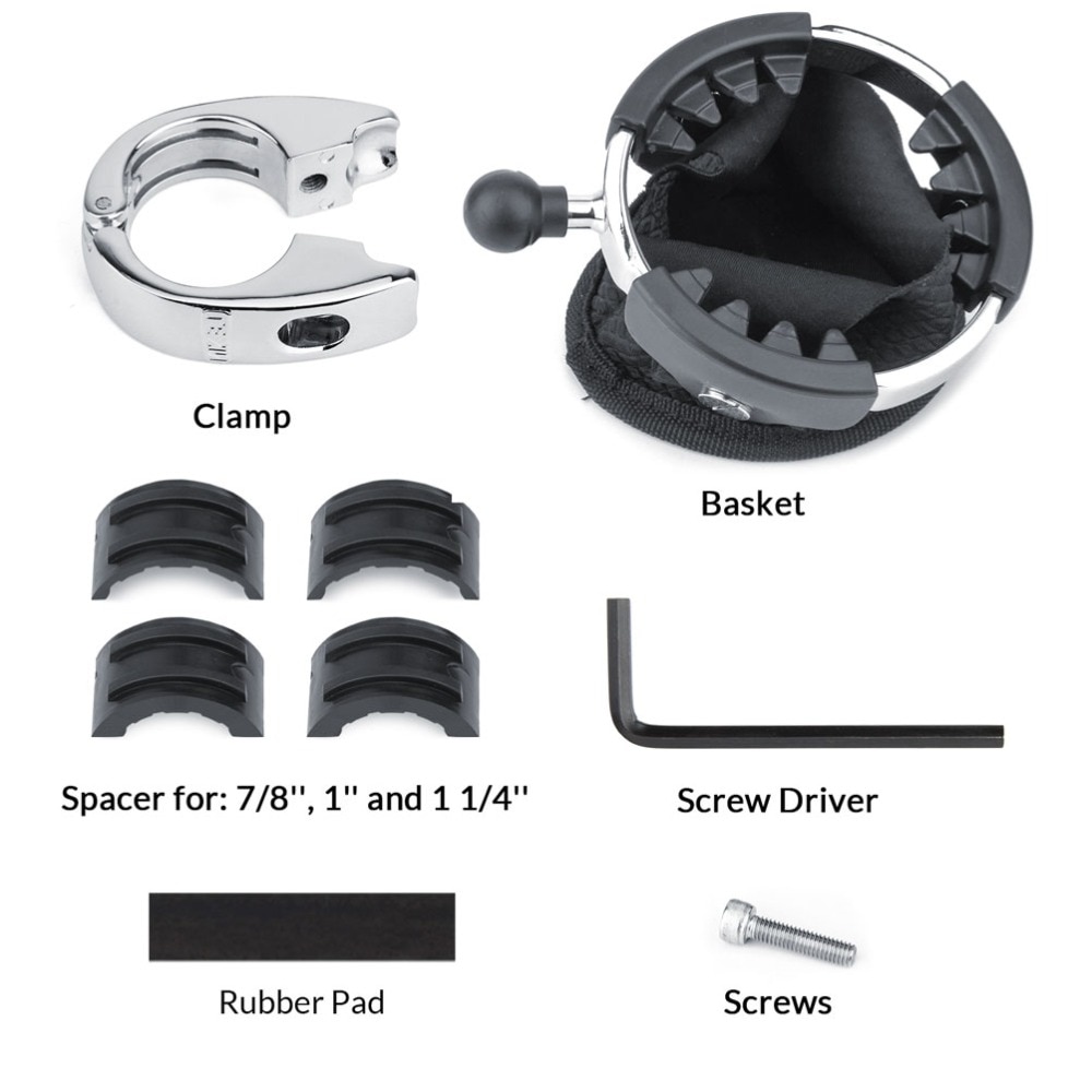 Motorcycle Cup Holder Water Beverage Basket