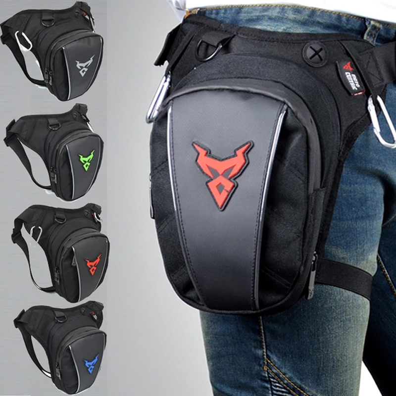 Motorcycle Drop Waist Leg Bag Thigh Belt Hip Bum Waterproof Motorbike Tactical Travel Cell/ Mobile Phone Purse Fanny