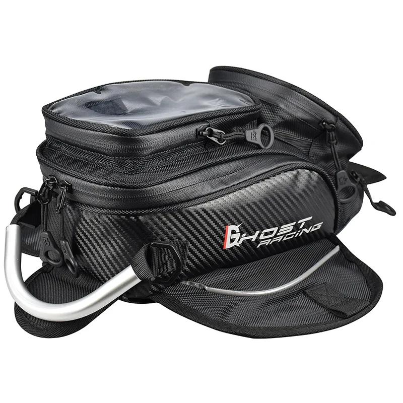 Motorcycle Fuel Tank Bag Touchable Navigation Magnet bag Motorbike Dust Bag Motorcycle Rider Satchel Fanny Pack