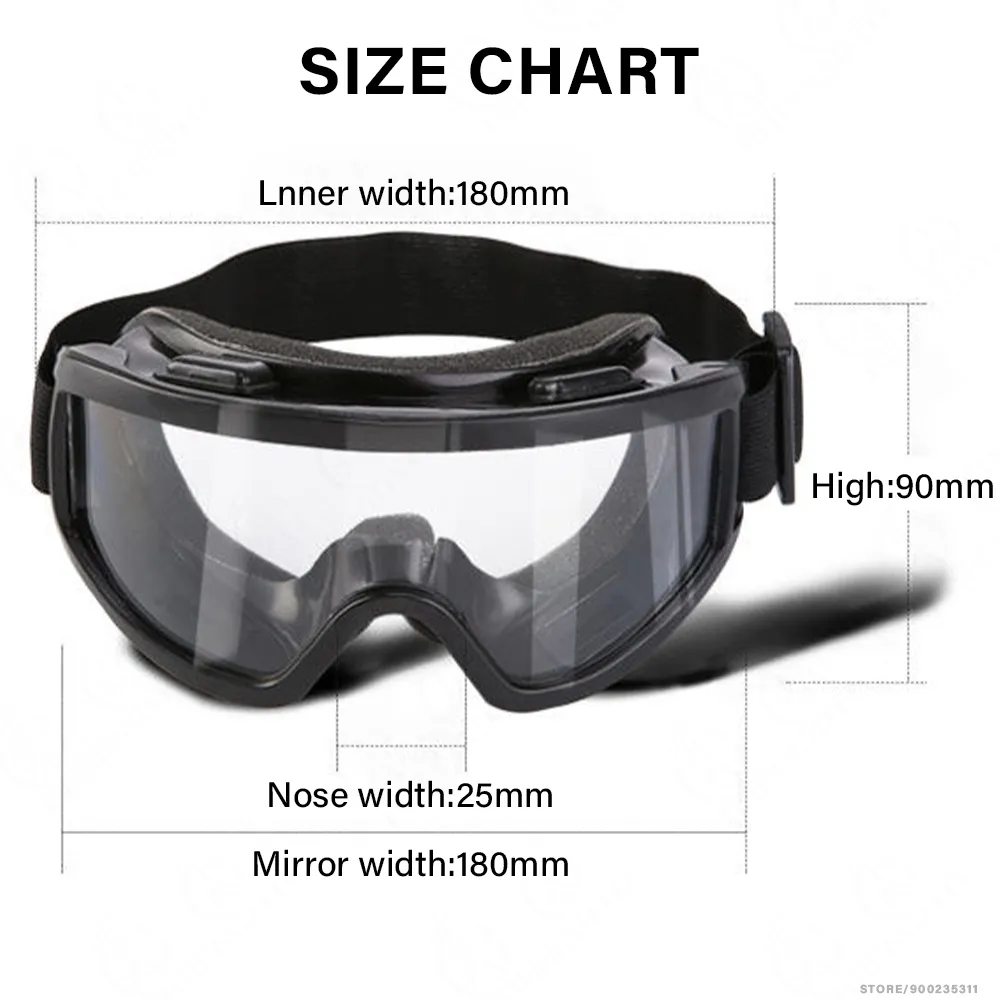 Motorcycle Goggles Glasses Men Women Eye Protect Off-road Cycling Safety Anti Dust Glasses Protection Moto Dust-proof Motorcycle Goggles Glasses Men Women Eye Protect Off-road Cycling Safety Anti Dust Glasses Protection Moto Dust-proof