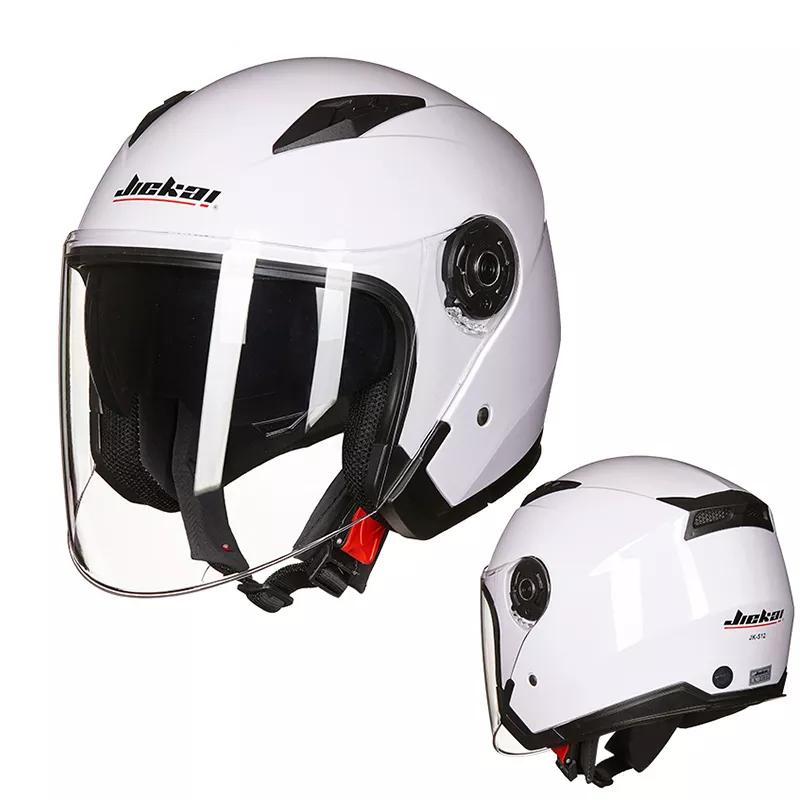 Motorcycle Half Helmet Dual Lens Scooter Moto Helmet