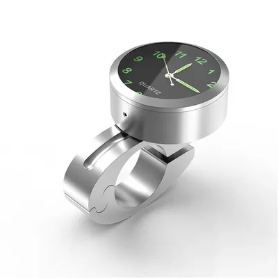 Motorcycle Handlebar Clock Durable Stainless Steel Refit Night Vision Waterproof Shockproof Buckle Watch For Motobike Motorcycle Handlebar Clock Durable Stainless Steel Refit Night Vision Waterproof Shockproof Buckle Watch For Motobike