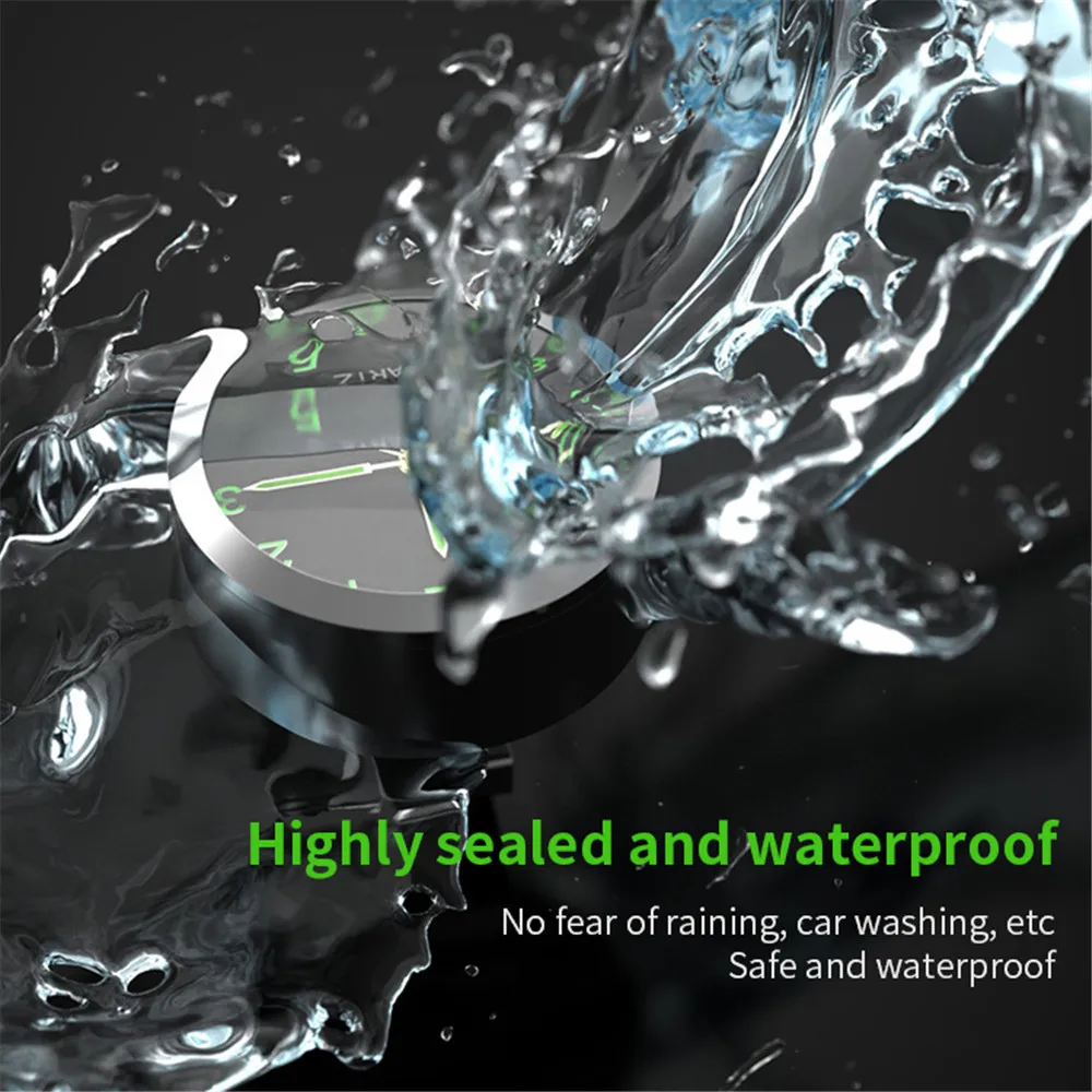 Motorcycle Handlebar Clock Durable Stainless Steel Refit Night Vision Waterproof Shockproof Buckle Watch For Motobike Motorcycle Handlebar Clock Durable Stainless Steel Refit Night Vision Waterproof Shockproof Buckle Watch For Motobike