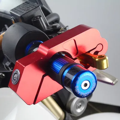 Motorcycle Handlebar Lock Handlebar Brake Handle Solid Lock Imitating Steal Lock Pull Rod ATV Dirt Street Bikes Anti