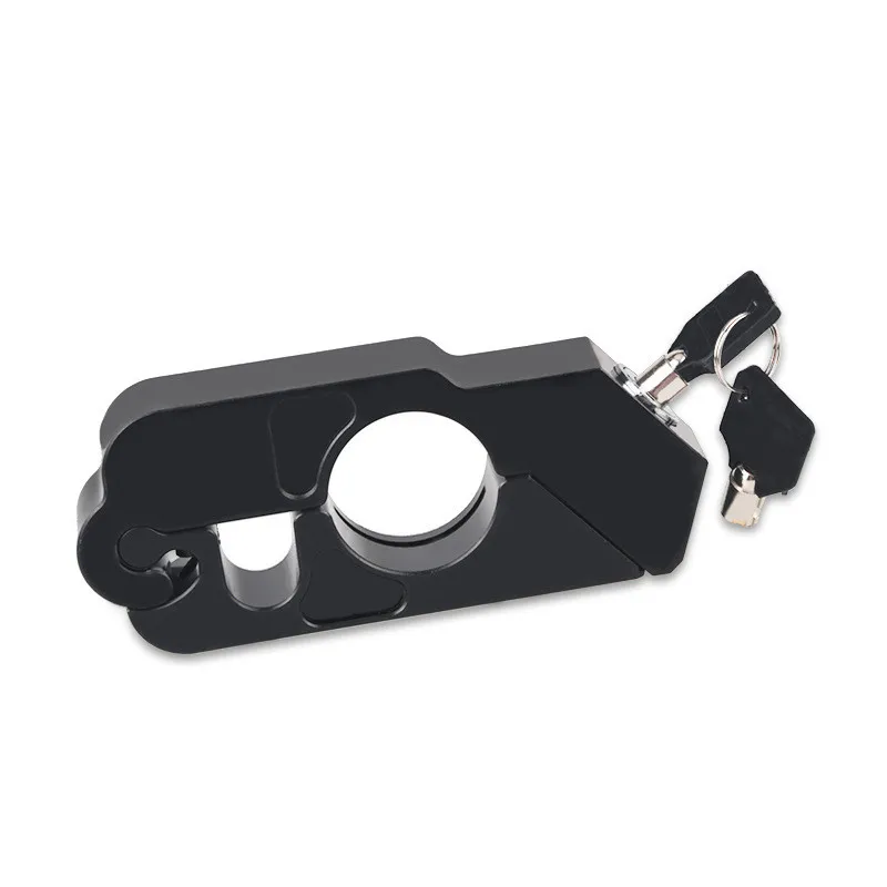 Motorcycle Handlebar Lock Handlebar Brake Handle Solid Lock Imitating Steal Lock Pull Rod ATV Dirt Street Bikes Anti