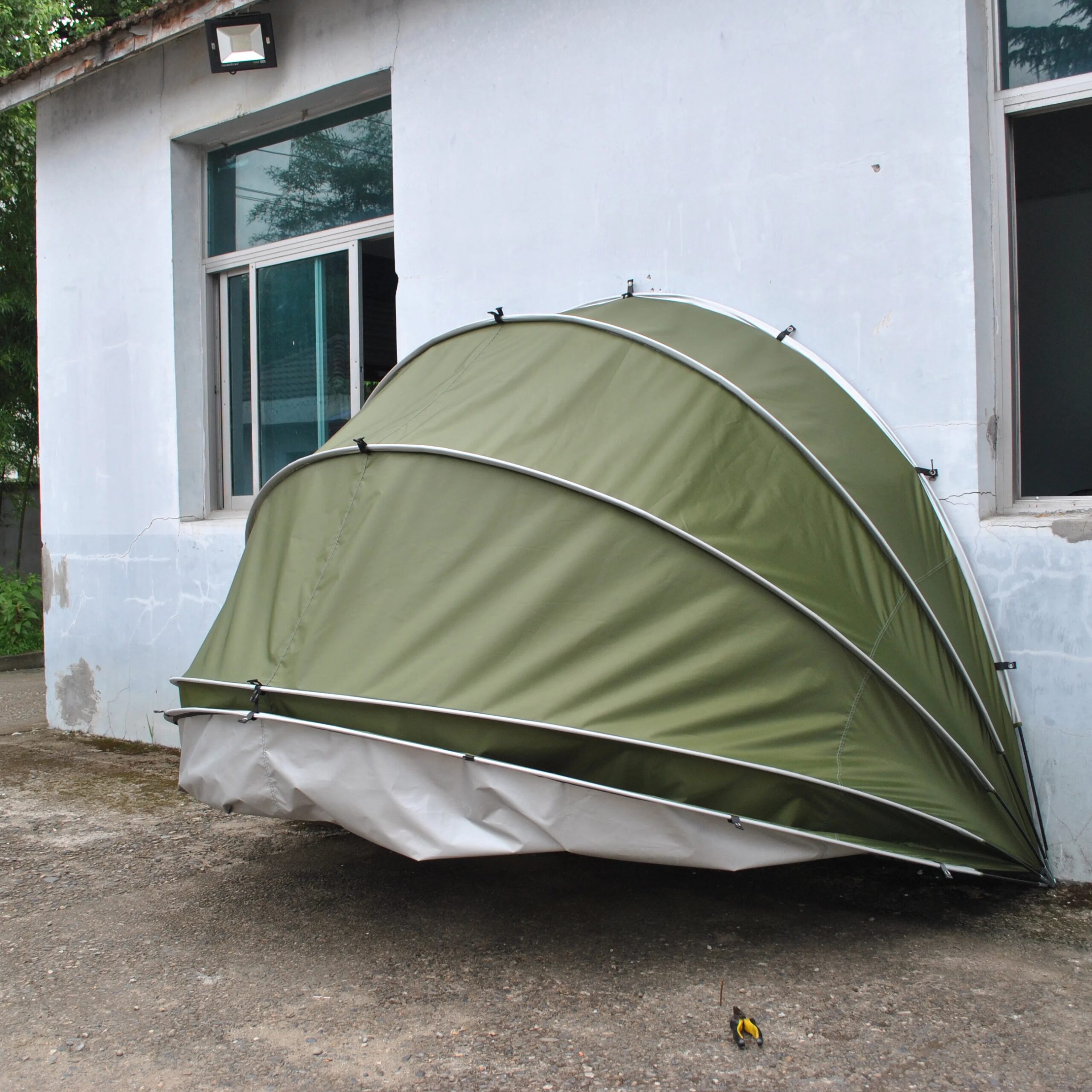 Motorcycle Hanging Garage Tent, Speedway Shelters, Garage Tent, Storage Tent, Portable Outdoor Hanging Garage Tent