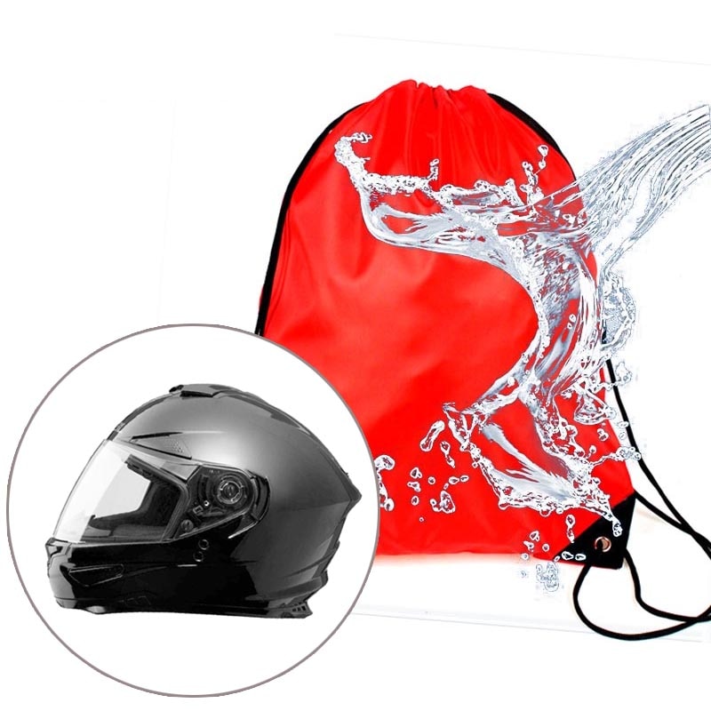 Motorcycle Helmet Bag Waterproof Drawstring