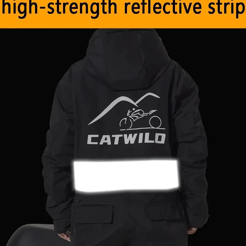 Motorcycle Jacket Winter ColdProof Windproof Suit Motorcycle Cross-country Equipment Men's and Women's Ski Fishing Suit Motorcycle Jacket Winter ColdProof Windproof Suit Motorcycle Cross-country Equipment Men's and Women's Ski Fishing Suit