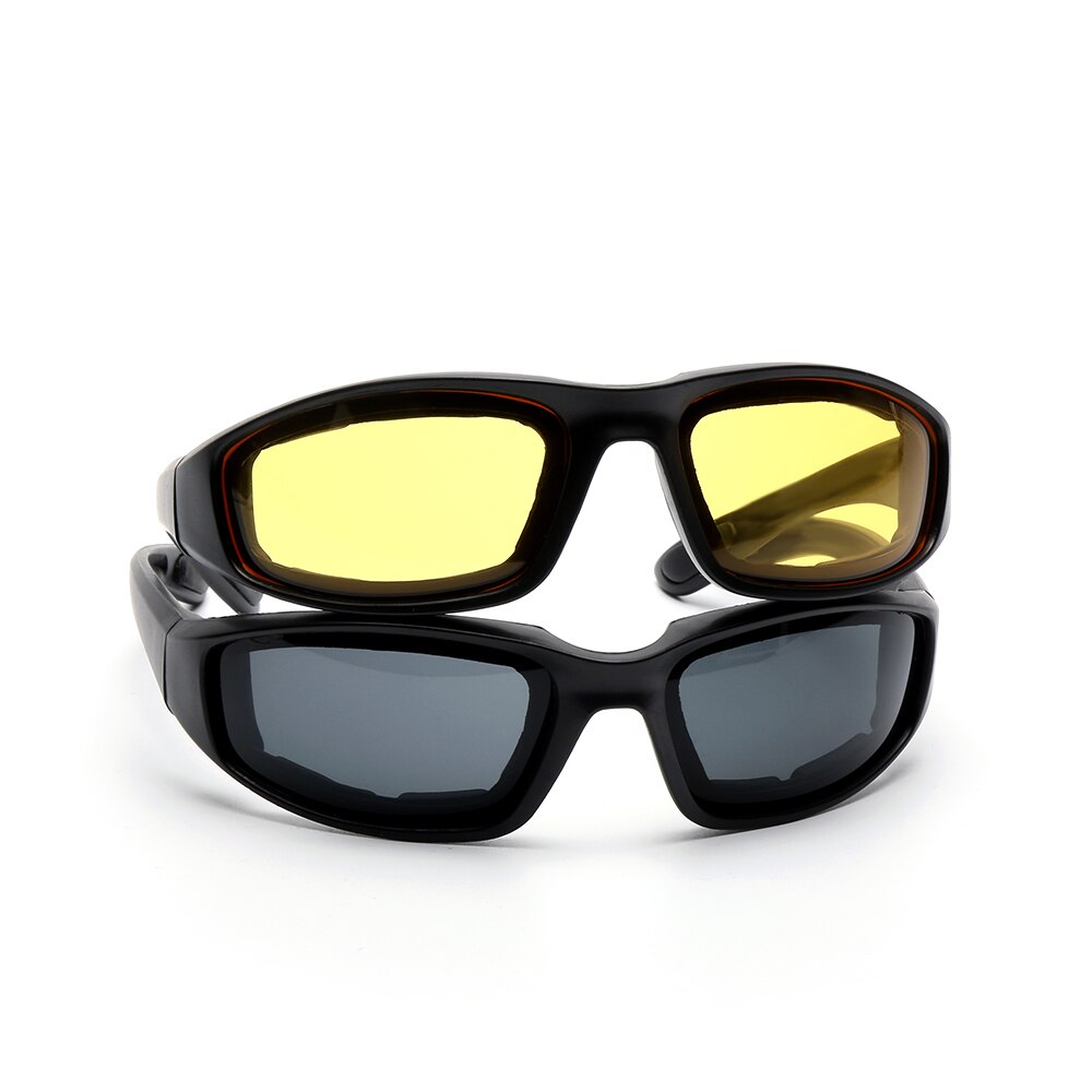 Motorcycle Padded Riding Glasses